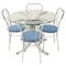 Dining Table & Chairs, Italy, 1980s, Set of 5 1