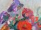 Bouquet de Fleurs, Bouquet of Flowers, 1982, Oil on Board, Framed, Immagine 5