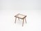 Teak and Cord Stool by Georges Tigien for Pradera, 1950s 1