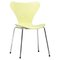 Lemon Lime Model 3107 Series Seven Chairs by Arne Jacobsen, Set of 6, Image 1