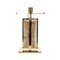 Italian Table Lamps in Glass Clear and Gold Brass, Set of 2 4