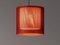 Red and White Moaré Ms Pendant Lamp by Antoni Arola 3