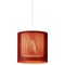 Lámpara colgante Ms en rojo y blanco de Antoni Arola, Imagen 1