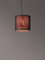 Grey and Red Moaré Ms Pendant Lamp by Antoni Arola 2