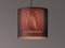 Grey and Red Moaré Ms Pendant Lamp by Antoni Arola 3