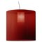 Red Moaré X Pendant Lamp by Antoni Arola 1