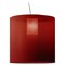 Red Moaré X Pendant Lamp by Antoni Arola, Image 1