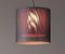 Grey and Red Moaré Lm Pendant Lamp by Antoni Arola 3