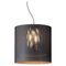 Grey and Black Moaré Lm Pendant Lamp by Antoni Arola 1