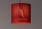 Red Moaré Ms Pendant Lamp by Antoni Arola 3