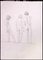 Anthony Roaland, Three Boys, dibujo original, años 80, Imagen 1