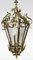 Large Brass 4-Light Lantern 6