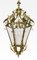 Large Brass 4-Light Lantern 1
