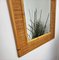 Espejo francés estilo Riviera francés Mid-Century de bambú y ratán de Dal Vera, años 70, Imagen 4