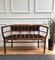 20th Century Italian Upholstered Carved Wood Hallway Bench 2