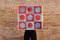 Natalia Roman, habitación roja con azulejos, 2022, acrílico sobre papel de acuarela, Imagen 5