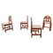 Brutalist Dining Chairs, 1970s, Set of 4, Image 1