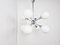 Vintage Opaline Sputnik Chandelier, 1970s, Image 2