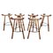 Brutalist Bar Stools, 1960s, Set of 5, Image 1