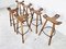 Brutalist Bar Stools, 1960s, Set of 5, Image 6