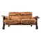 Brutalist Stained Oak Sofa, 1960s, Image 1