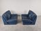 Italian Lounge Chairs by Nicoletti Salotti, 1980s, Set of 2 5