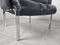 Vintage Leather and Chrome Eurochairs Set by Girsberger, 1970s, Set of 5 7