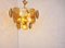 Mid-Century Glass Disk Chandelier, 1970s, Image 5