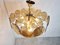 Mid-Century Glass Disk Chandelier, 1970s, Image 8