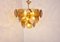 Mid-Century Glass Disk Chandelier, 1970s, Image 4