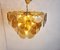 Mid-Century Glass Disk Chandelier, 1970s, Image 7