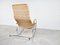 Vintage Chrome and Wicker Rocking Chair, 1970s, Image 8