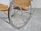 Vintage Chrome and Wicker Rocking Chair, 1970s, Image 2