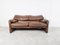 Leather Maralunga Sofa by Vico Magistretti for Cassina 3