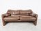 Leather Maralunga Sofa by Vico Magistretti for Cassina, Image 4