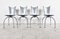 Post Modern Metal Dining Chairs, 1990s, Set of 4 4
