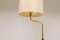 Mid-Century Brass and Leather Floor Lamp from Falkenbergs Belysning, Sweden, 1960s 5