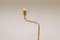 Mid-Century Brass and Leather Floor Lamp from Falkenbergs Belysning, Sweden, 1960s 6