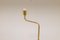 Mid-Century Brass and Leather Floor Lamp from Falkenbergs Belysning, Sweden, 1960s, Image 6