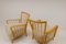 Art Deco Swedish Grace Sheepskin Lounge Chairs, 1940s 8