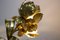 Brass Flower Table Lamp by Maison Jansen 4