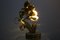 Brass Flower Table Lamp by Maison Jansen 5