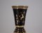 Späte Art Deco Vase aus Hyalite Glas mit Antilopen Dekoration 2