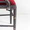 Chinese Chippendale Style Chair in Ebonised Faux Bamboo with Red Velvet Seat, Image 11