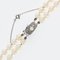 White Cultured Pearls Double Row Necklace, 1970s 4