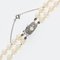 White Cultured Pearls Double Row Necklace, 1970s, Image 4