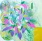 Brigitte Mathé, Bouquet Spring 2, 2021, acrílico sobre lienzo, Imagen 1