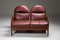 Walnut and Leather Arcata 2-Seater Sofa by Gae Aulenti for Poltronova, 1968, Image 4