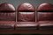 Walnut and Burgundy Leather Arcata 3-Seater Sofa by Gae Aulenti for Poltronova, 1968, Image 4
