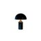 Large and Small Black Atollo Table Lamp by Vico Magistretti for Oluce, Set of 2 6